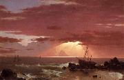 Frederic Edwin Church The Wreck Sweden oil painting artist